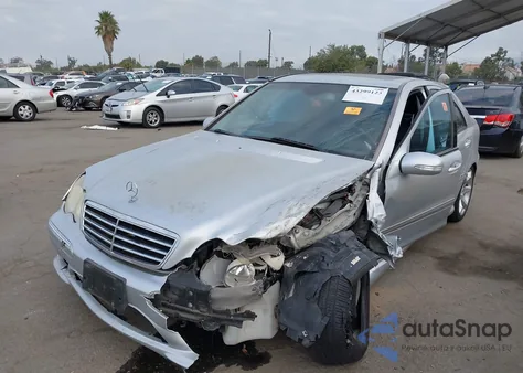 2007 Mercedes-Benz C 230 Sport из США, поврежденный, VIN WDBRF52H57F936238